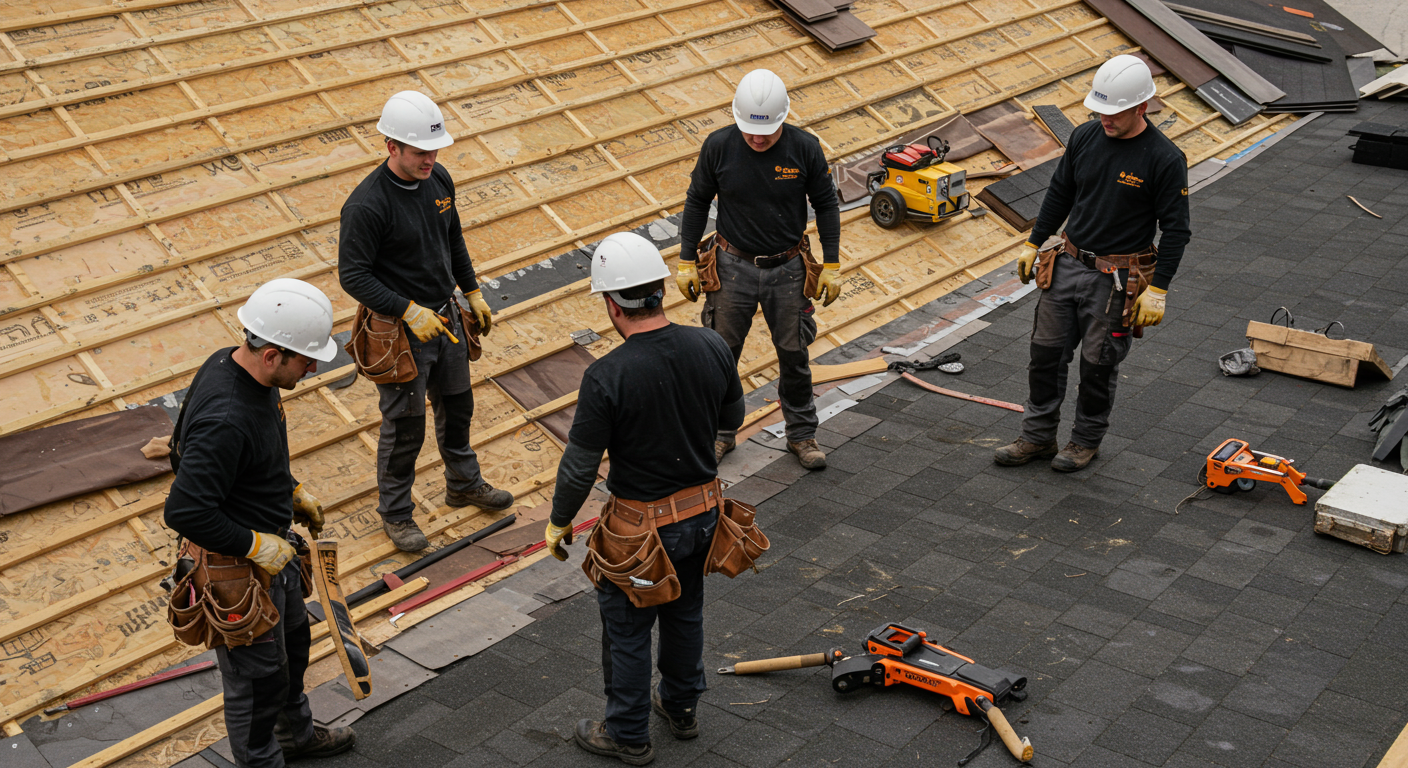 Happy Homeowner with New Roof